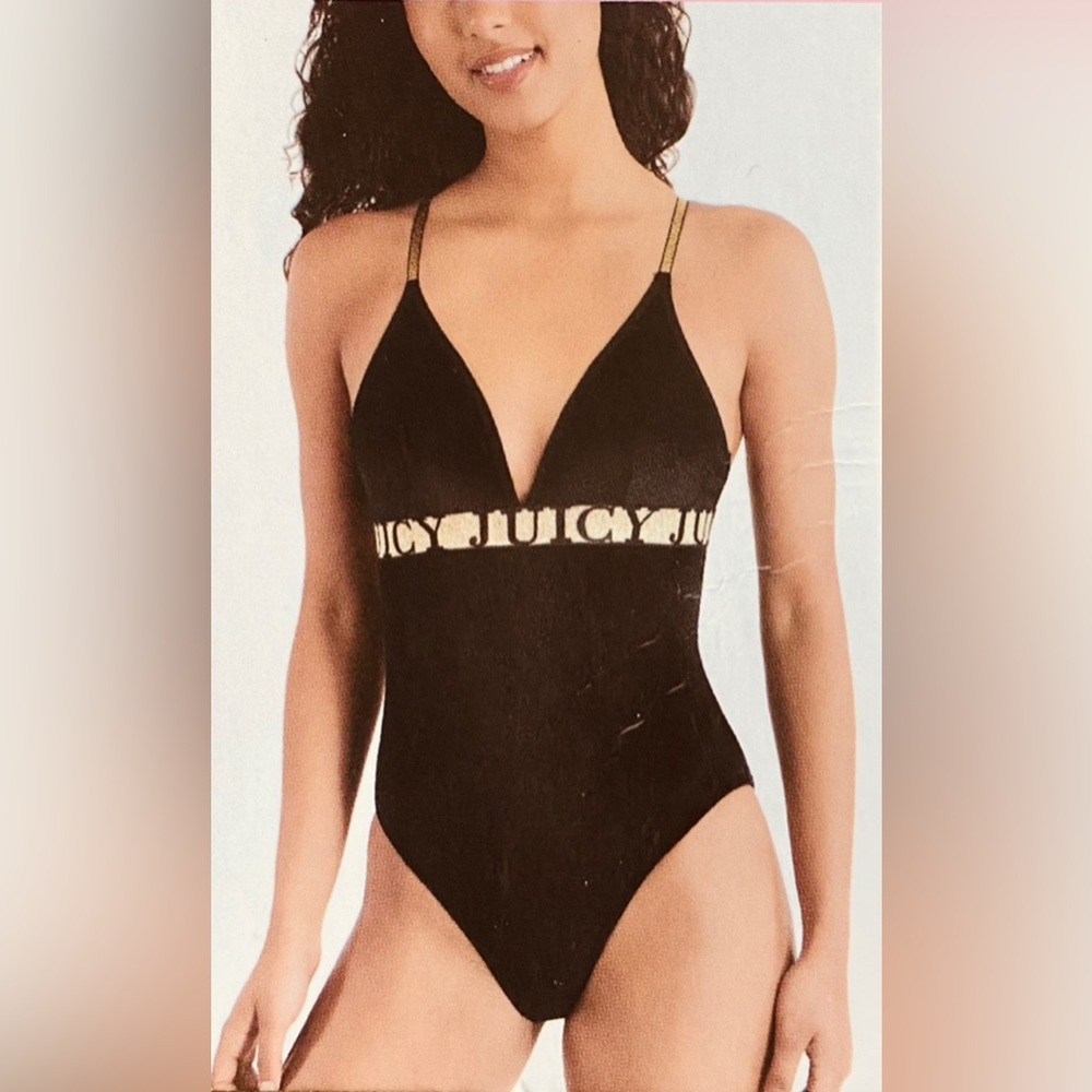new sold out JUICY COUTURE velvet bodysuit sz XL or sz 12